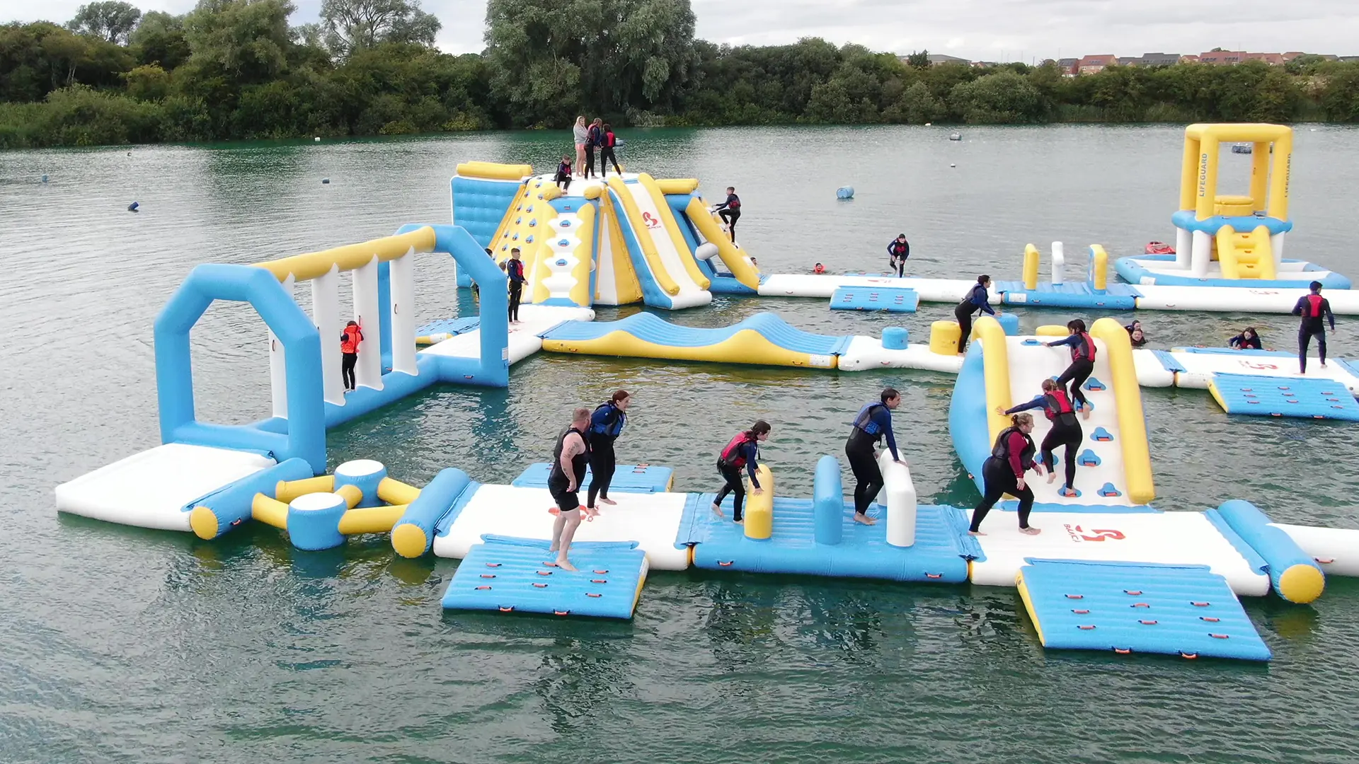 Aerial view of the Fenland Aquapark